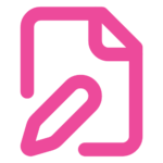 Icône module rédaction d'articles de blog