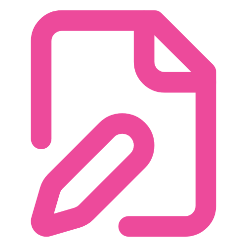 Icône module rédaction d'articles de blog